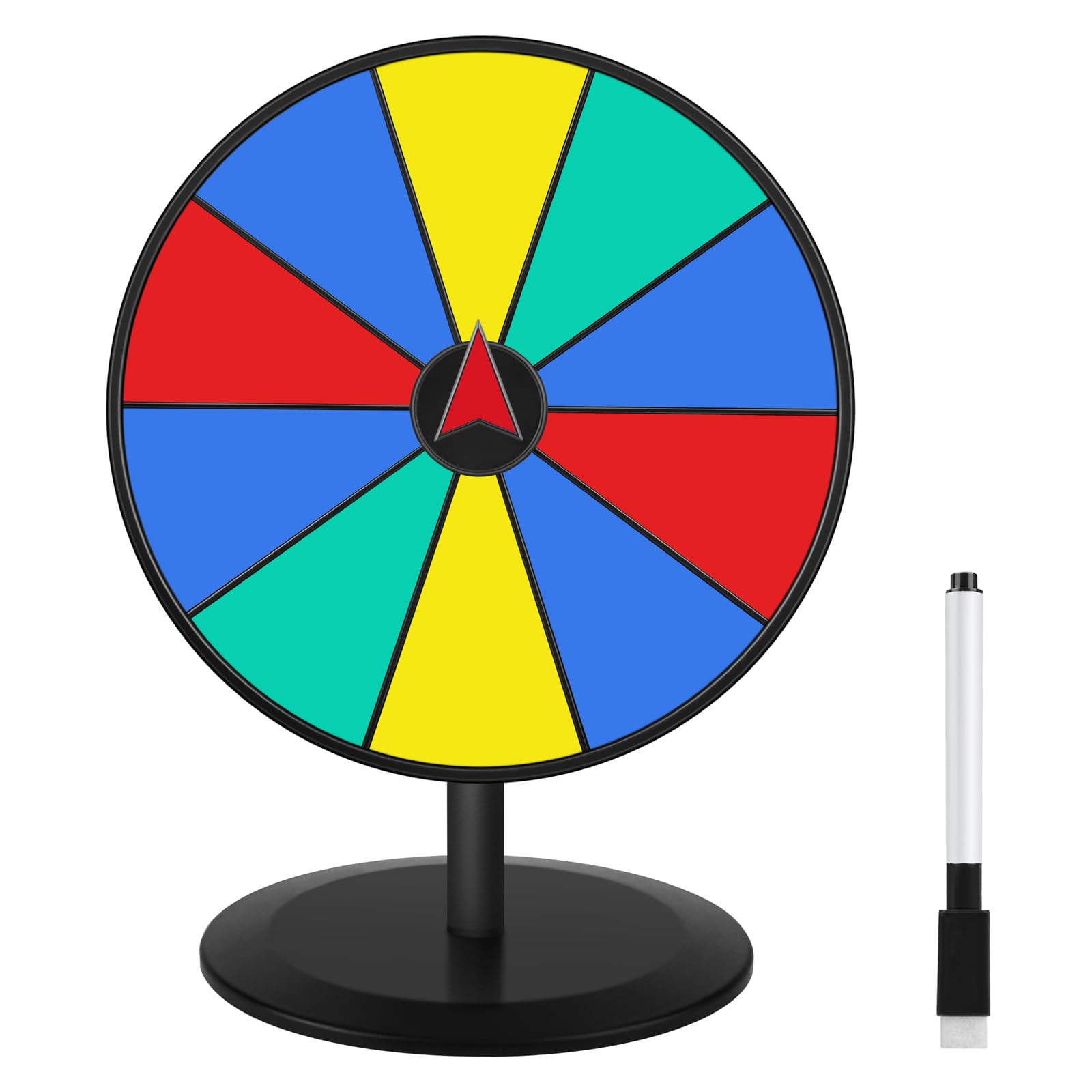 Pionites prize wheel 8inch display boosts event engagement.