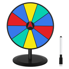 Pionites prize wheel 8inch display boosts event engagement.