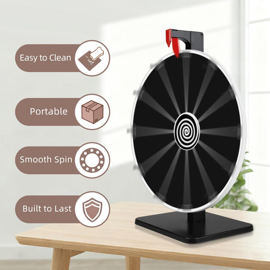 Pionites 12Slots color segments on wheel attract attention and participation.