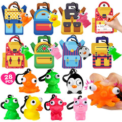 PIONJOY eye-pop animal keychain for stress relief and playful fidgeting.