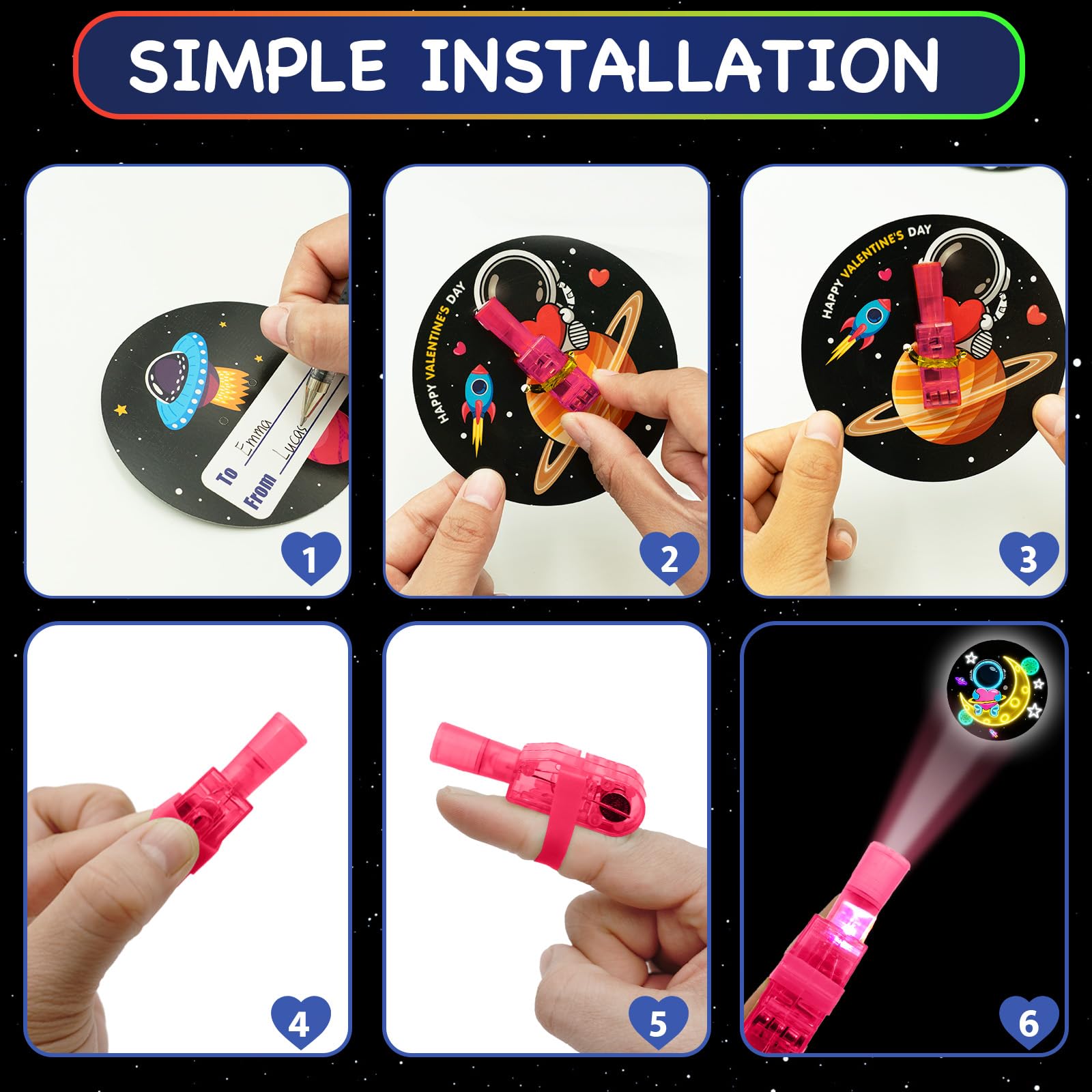 PIONJOY space-themed gift option provides a fun, non-sugary alternative for kids.