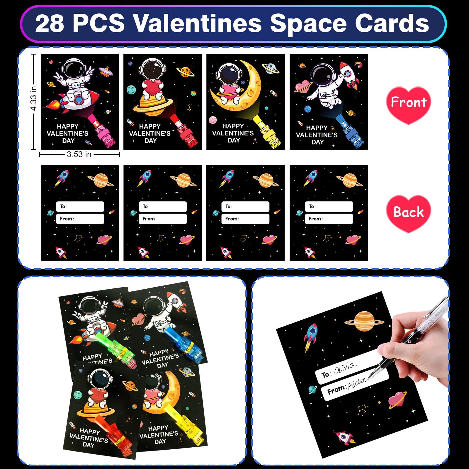 PIONJOY twist-tie assembly simplifies quick classroom Valentine setup.