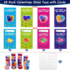 PIONJOY valentines cards 28-count for easy classroom exchanges.