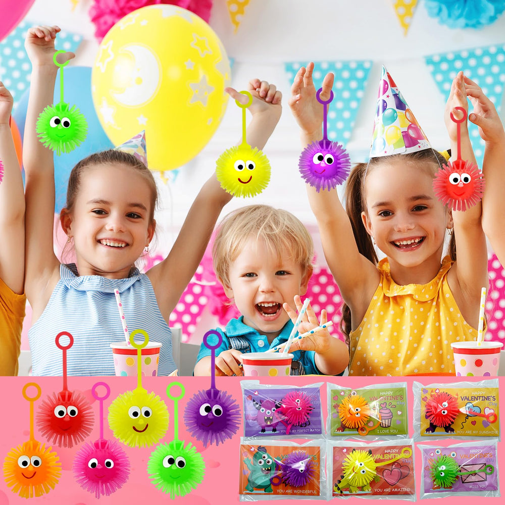 PIONJOY Valentines monster-card set designed for classroom exchanges.
