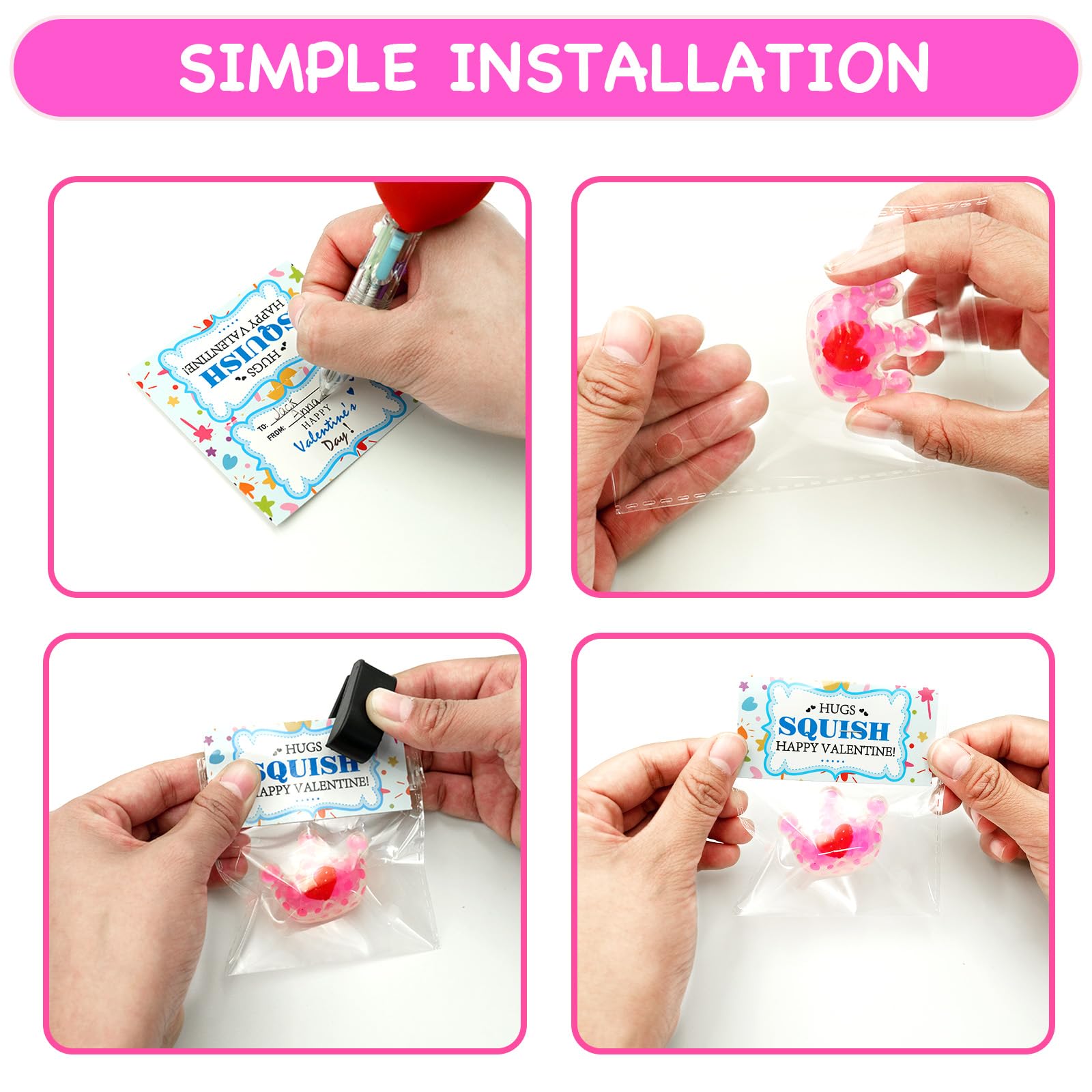Versatile valentines party favors for school celebrations.