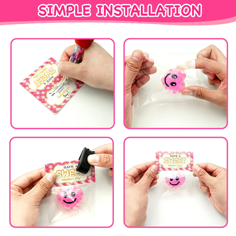 PIONJOY complete Valentine kit, great for party favors and prizes.