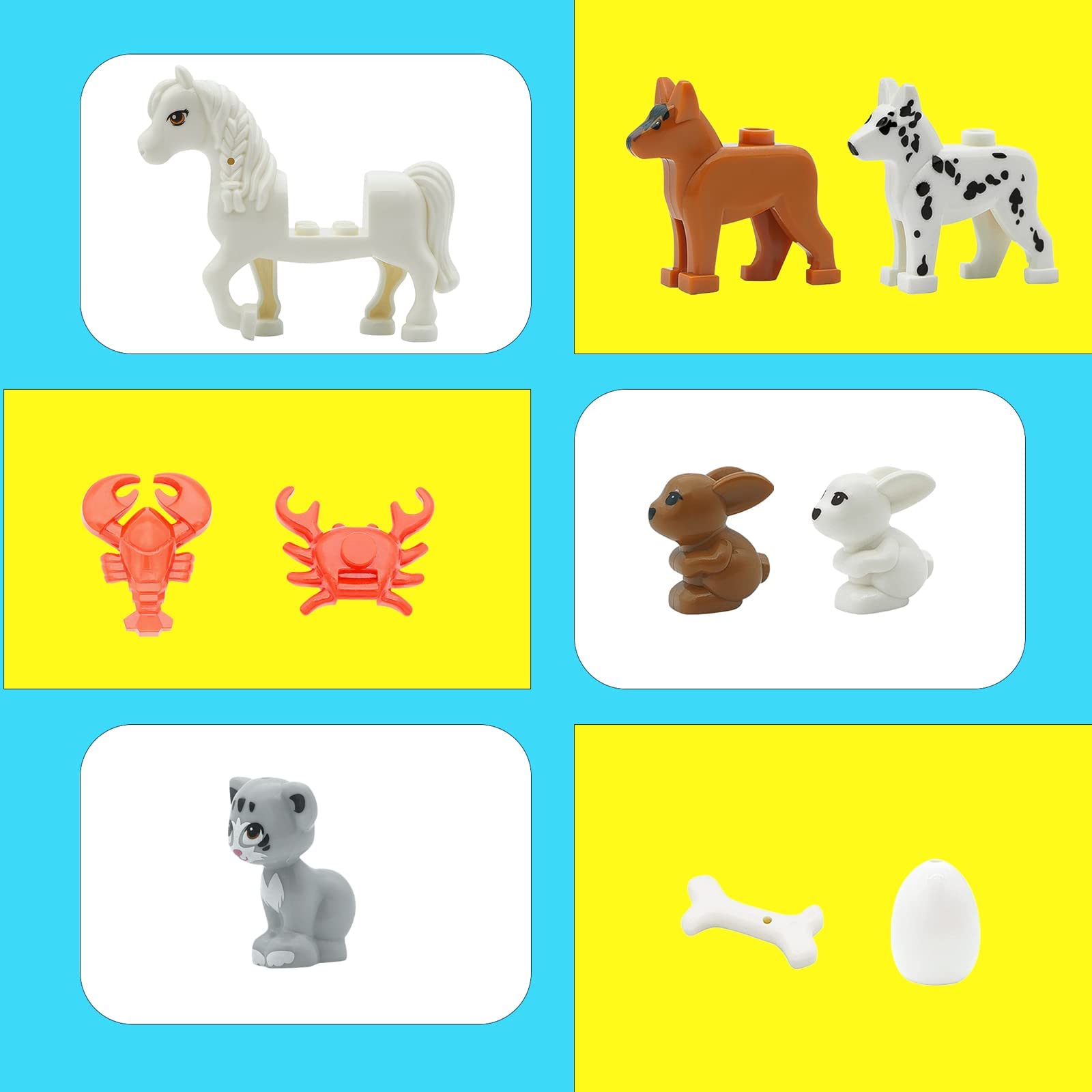 PIPART snakes and frog figures to enrich habitats and builds