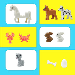 PIPART snakes and frog figures to enrich habitats and builds