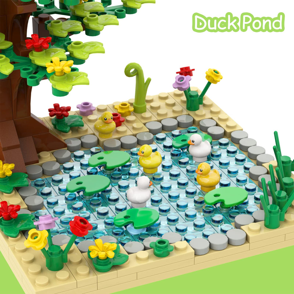 PIPART light blue pond pool adds a refreshing water feature for play