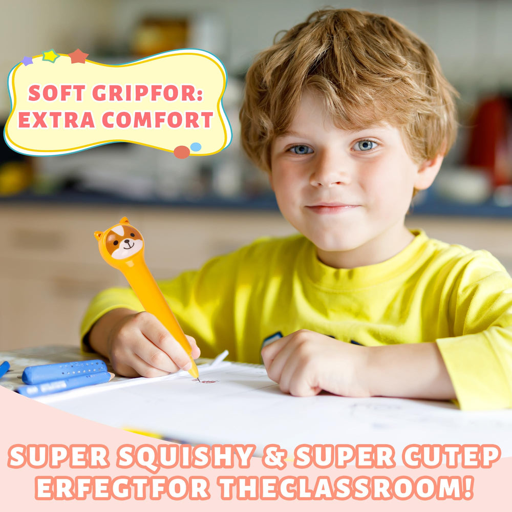 Pipigaty dinosaur squishy pen for creative homework and art projects