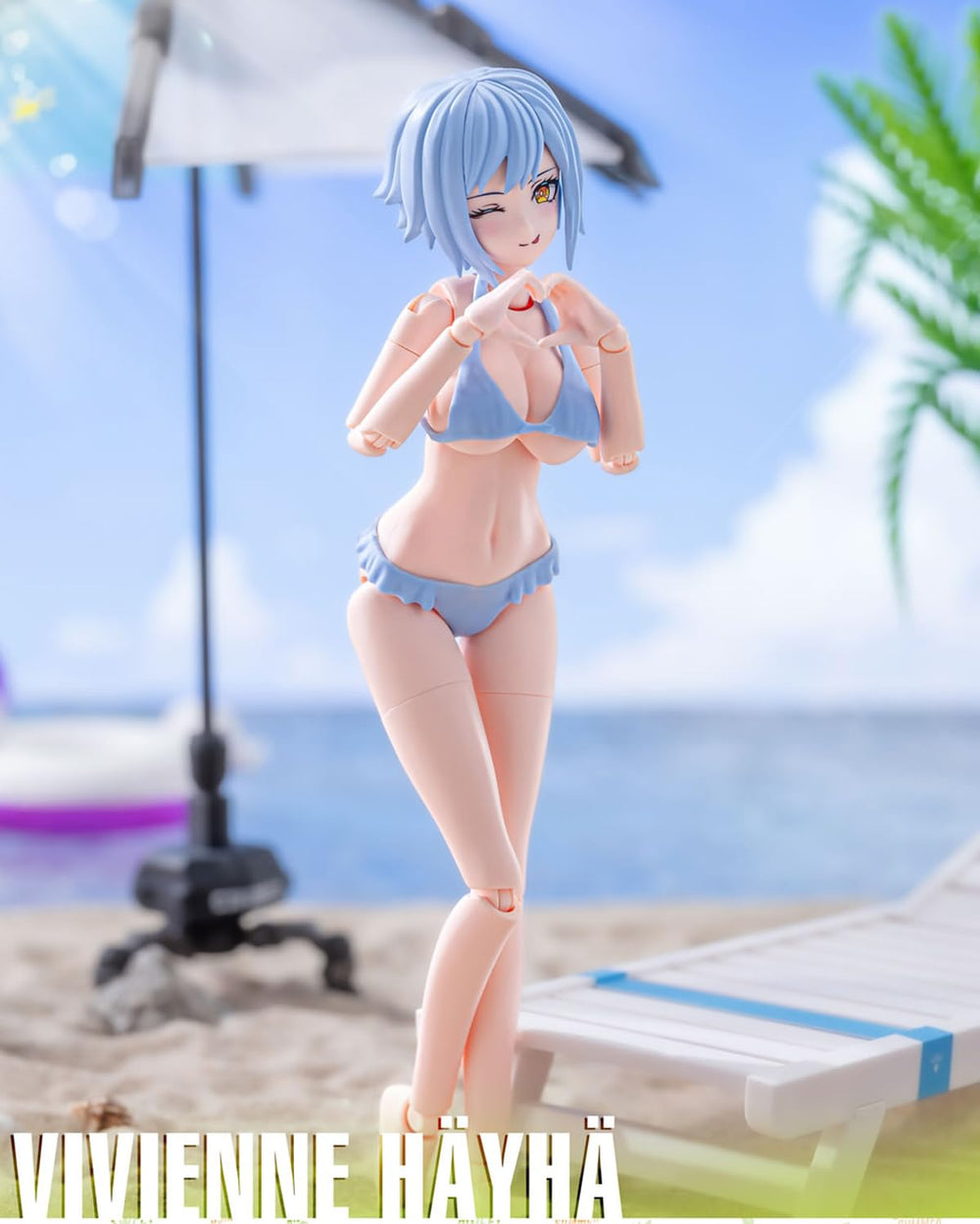 Pipigirl Nuke Matrix figure detachable swimsuit allows versatile styling.