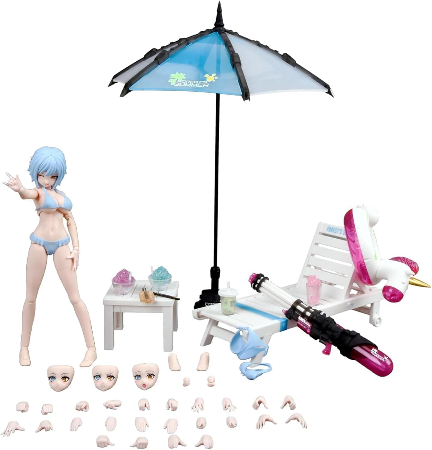 Pipigirl Nuke Matrix figure Forest's Summer Vivienne Hayha in detailed pose for display.