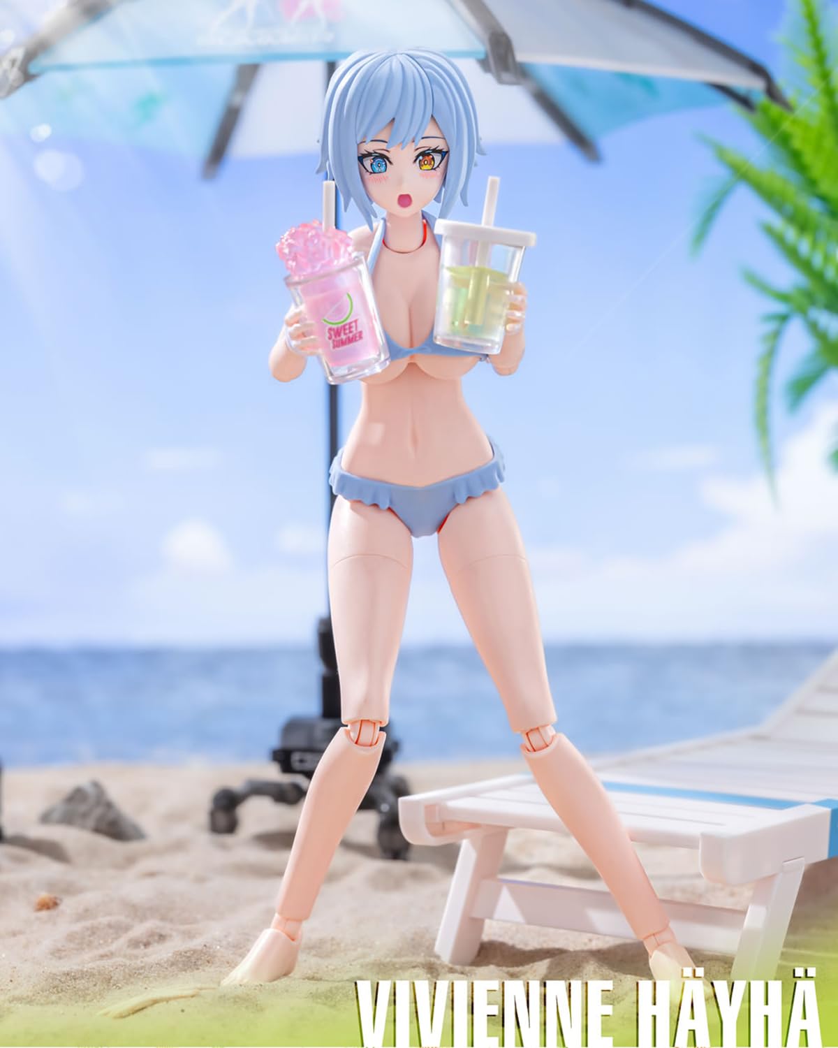 Pipigirl Nuke Matrix figure Gatling water gun adds action-ready scenes.
