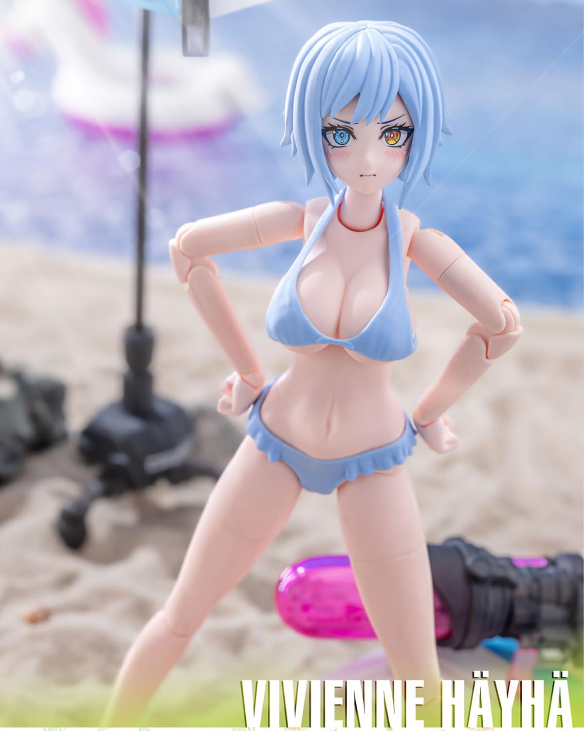 Pipigirl Nuke Matrix figure replaceable faces offer varied expressions.