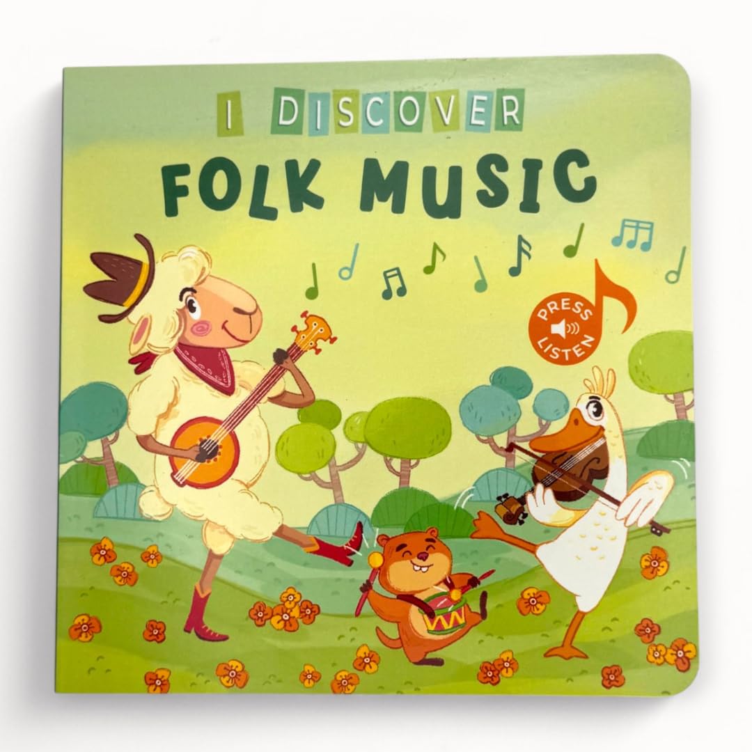 Pirouette Kids I Discover Folk Music cover—durable board book for babies