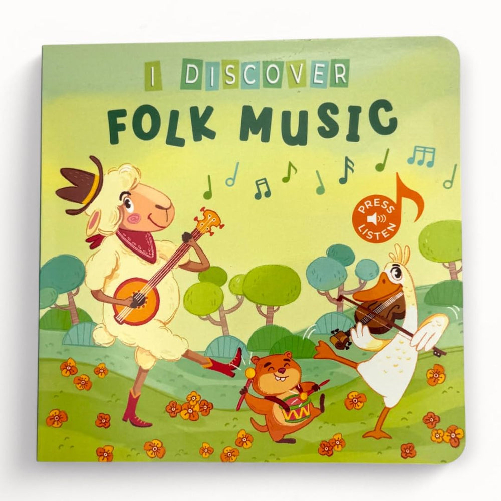 Pirouette Kids I Discover Folk Music cover—durable board book for babies
