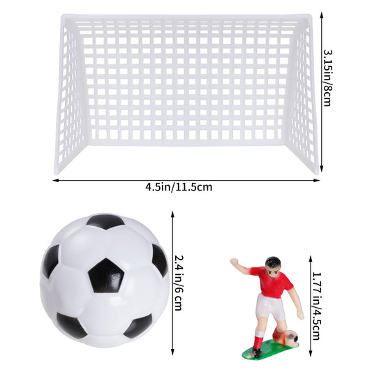 Pistha soccer ball topper provides a clean, eye-catching finish for themed dessert spreads.