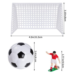 Pistha soccer ball topper provides a clean, eye-catching finish for themed dessert spreads.