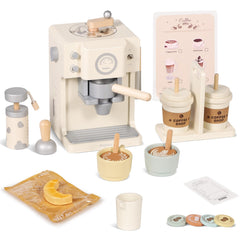 Pithfor Kids coffee playset with grinder for imaginative role play.