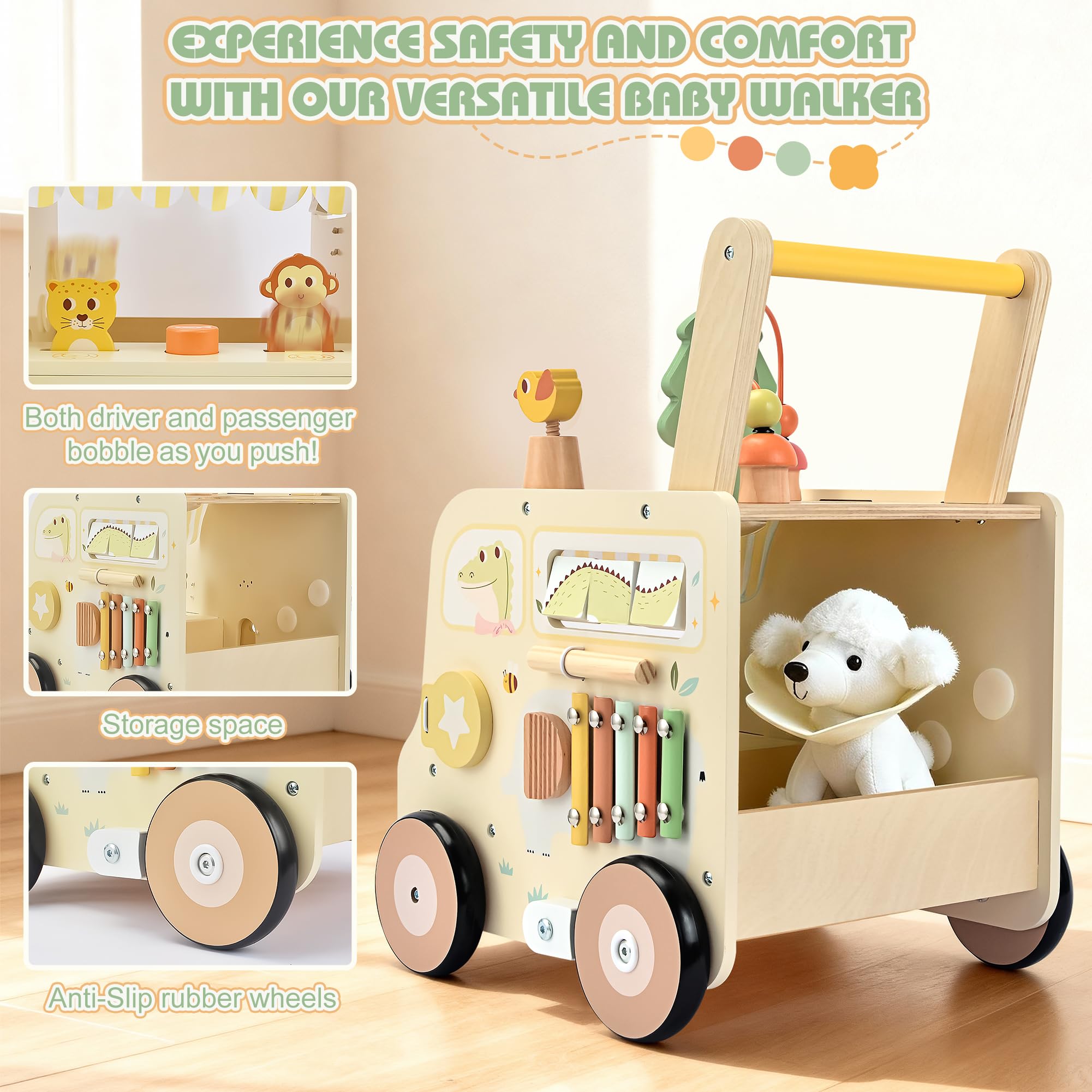 Pithfor peek-a-boo flaps invite discovery and play.