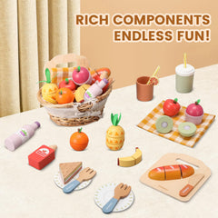 Pithfor Picnic Playset ketchup bottle fosters interactive kitchen routines.