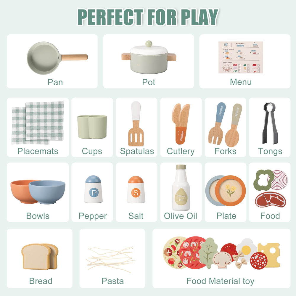Pithfor wooden utensils promote dexterity and cooperative cooking scenarios