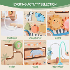 Pithfor cube with spinning gears to boost hand-eye coordination