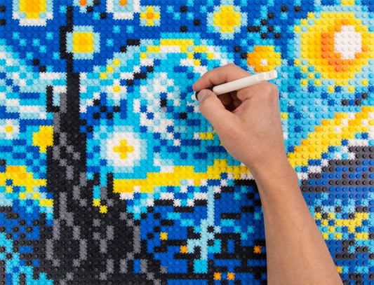 Pix Brix colorful pixel bricks collection ready for creative builds