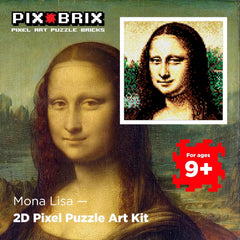 Pix Brix designs display well on desks or walls.