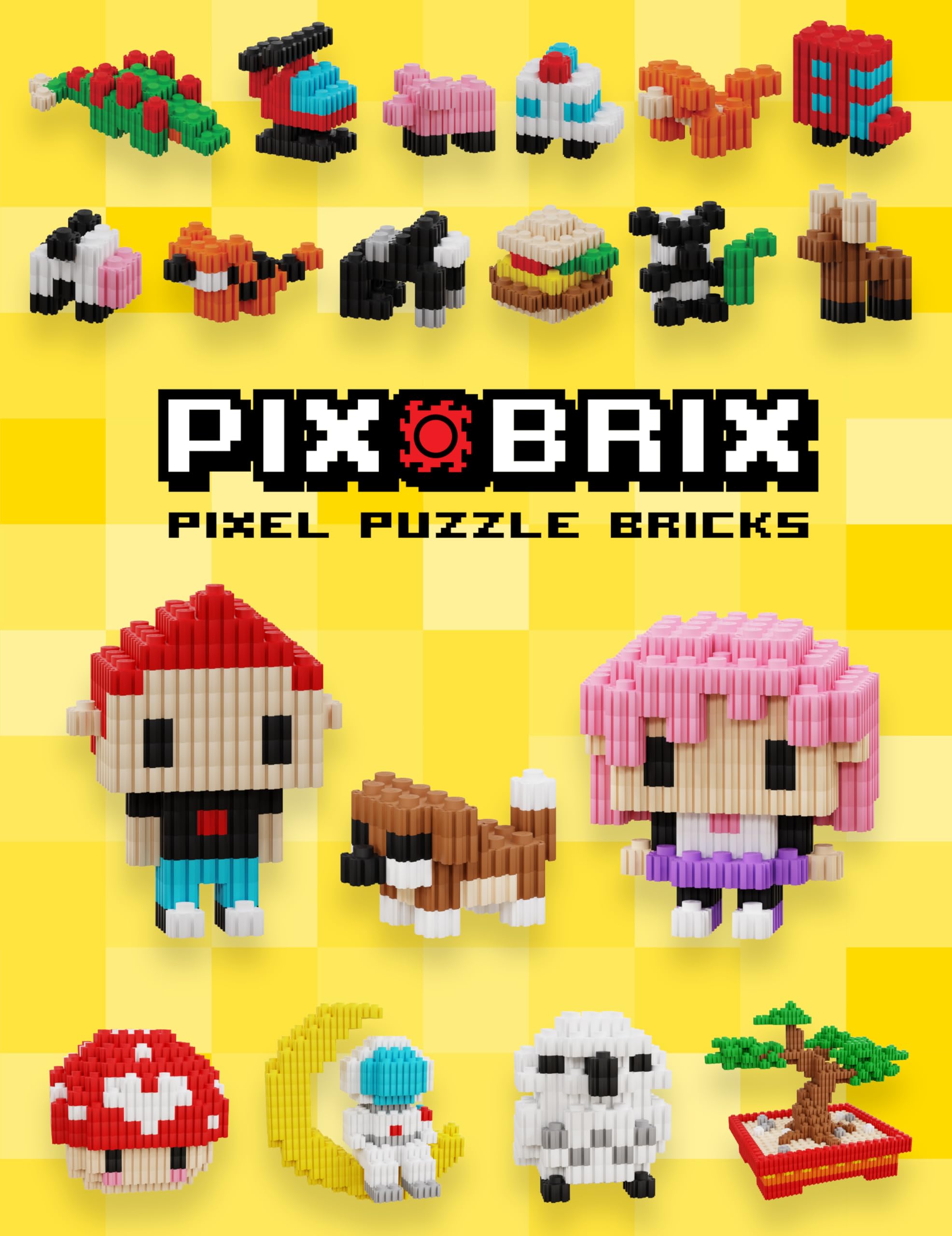 Pix Brix reusable storage container lid keeps bricks organized between builds.