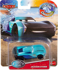 Pixar Cars Jackson Storm color-changing toy car activated by water for interactive play