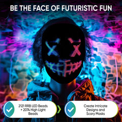 Glow Gear adjustable fit ensures comfortable wear during events