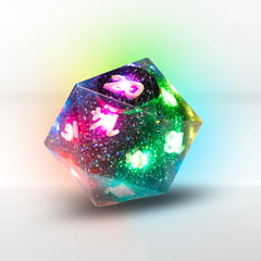 Pixels D20 Midnight Galaxy open-source community invites collaborative customization.