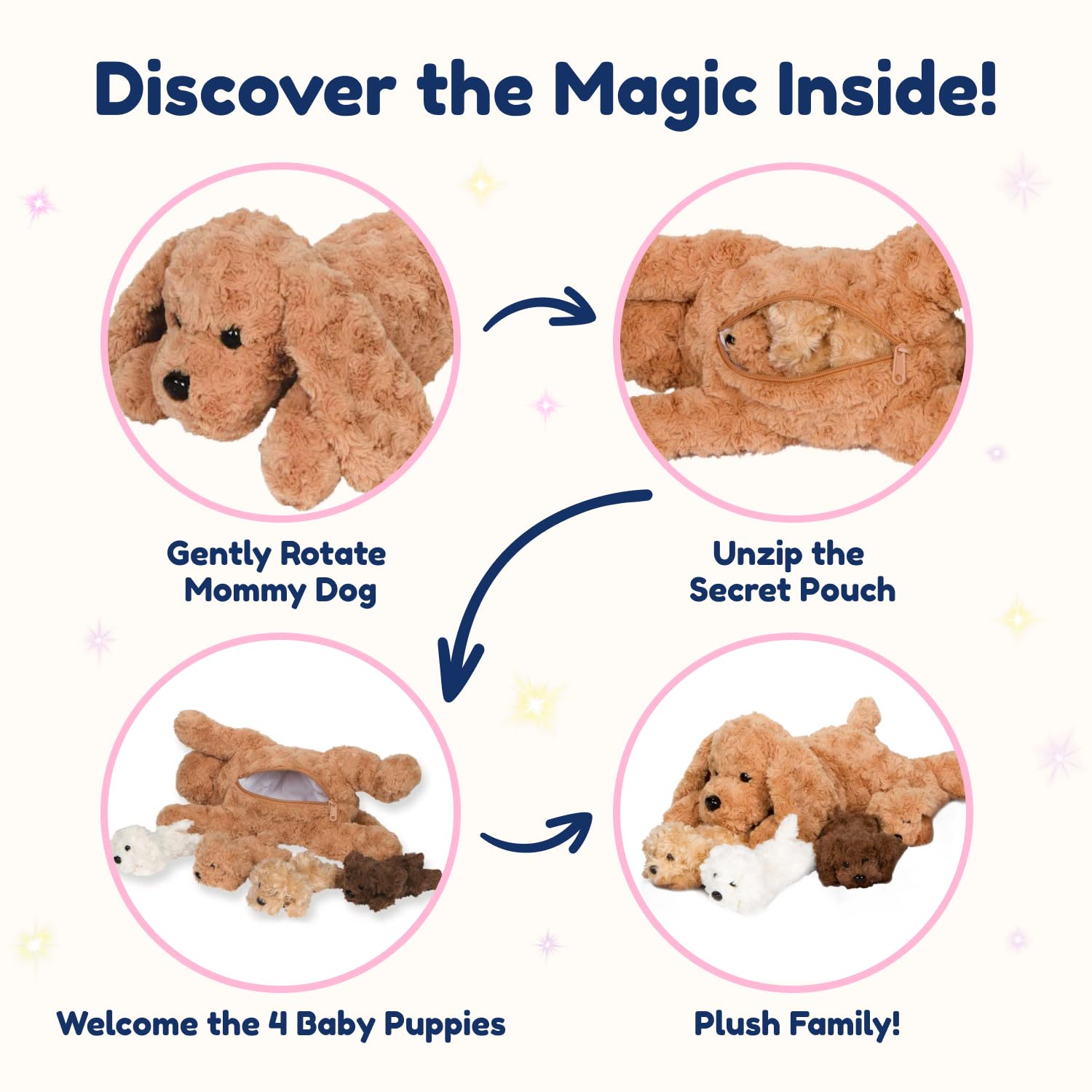 PixieCrush Adopt Me Dog set enhances a child's room decor with whimsy.