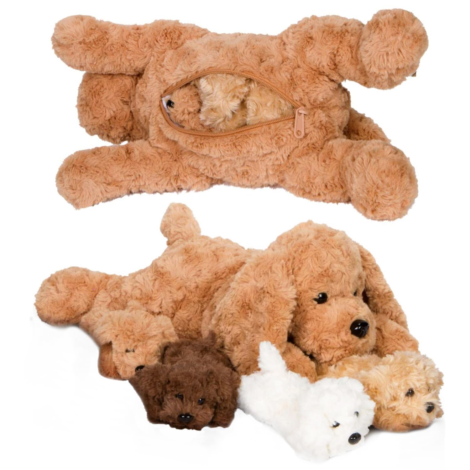 PixieCrush Adopt Me Dog mommy plush cuddles softly for bedtime comfort.