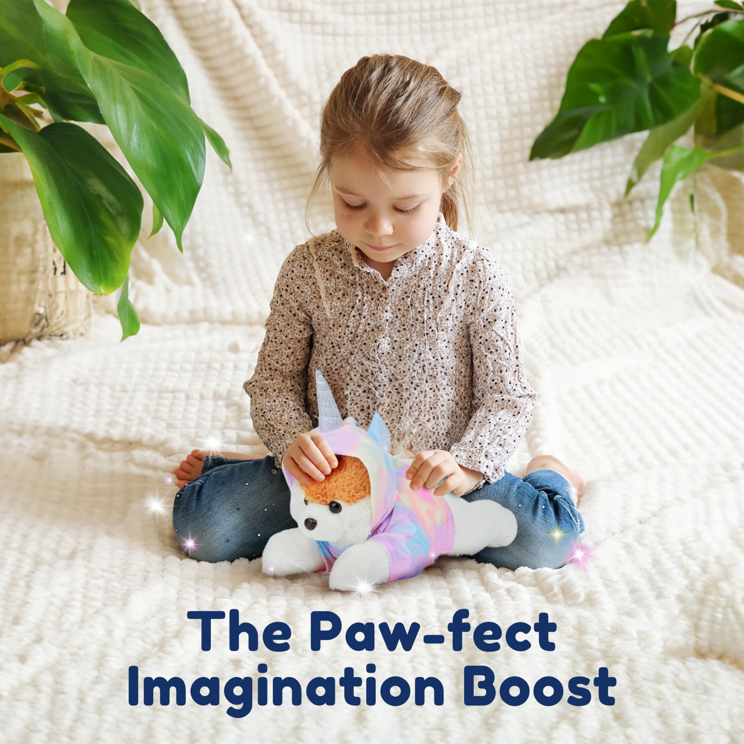 PixieCrush Bernese family snuggle plush set, cozy bedtime hugs and imaginative play for kids.