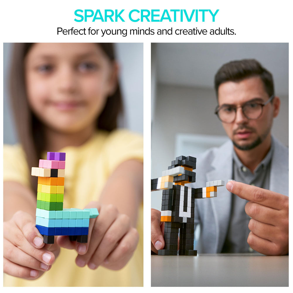 PIXIO safety certification icon highlights toy-grade trust for ages 6 and up.