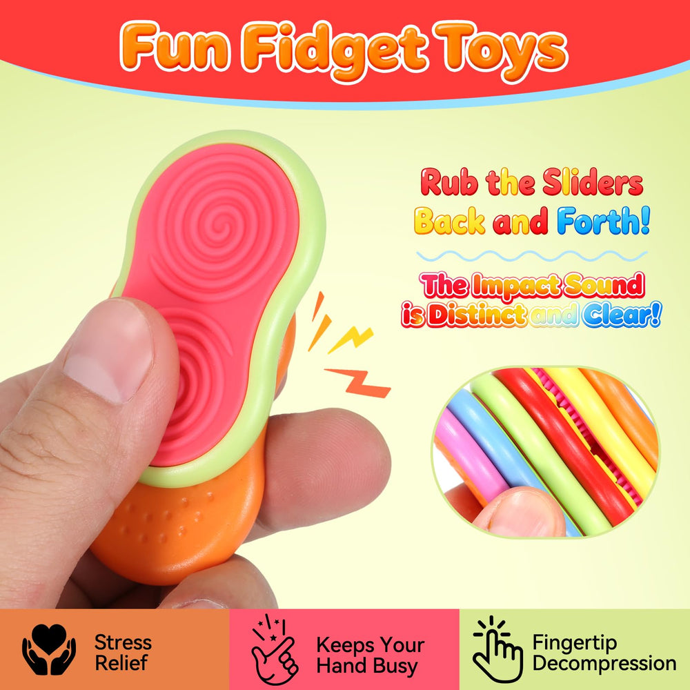 PIXLABBY silicone sensory magnetic slider texture 4 delivers satisfying magnetic clicks and focus aid.