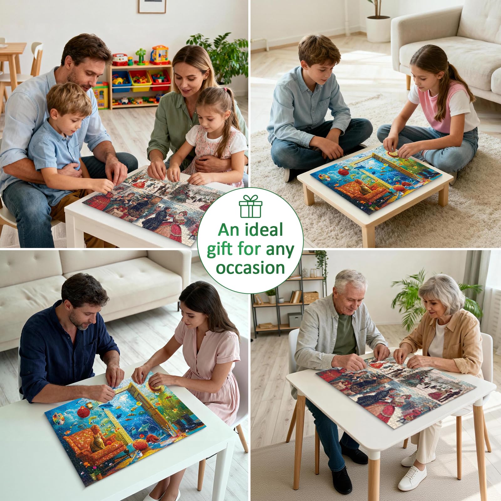 Pixlora gift for puzzle lovers image frames a thoughtful, artful present.