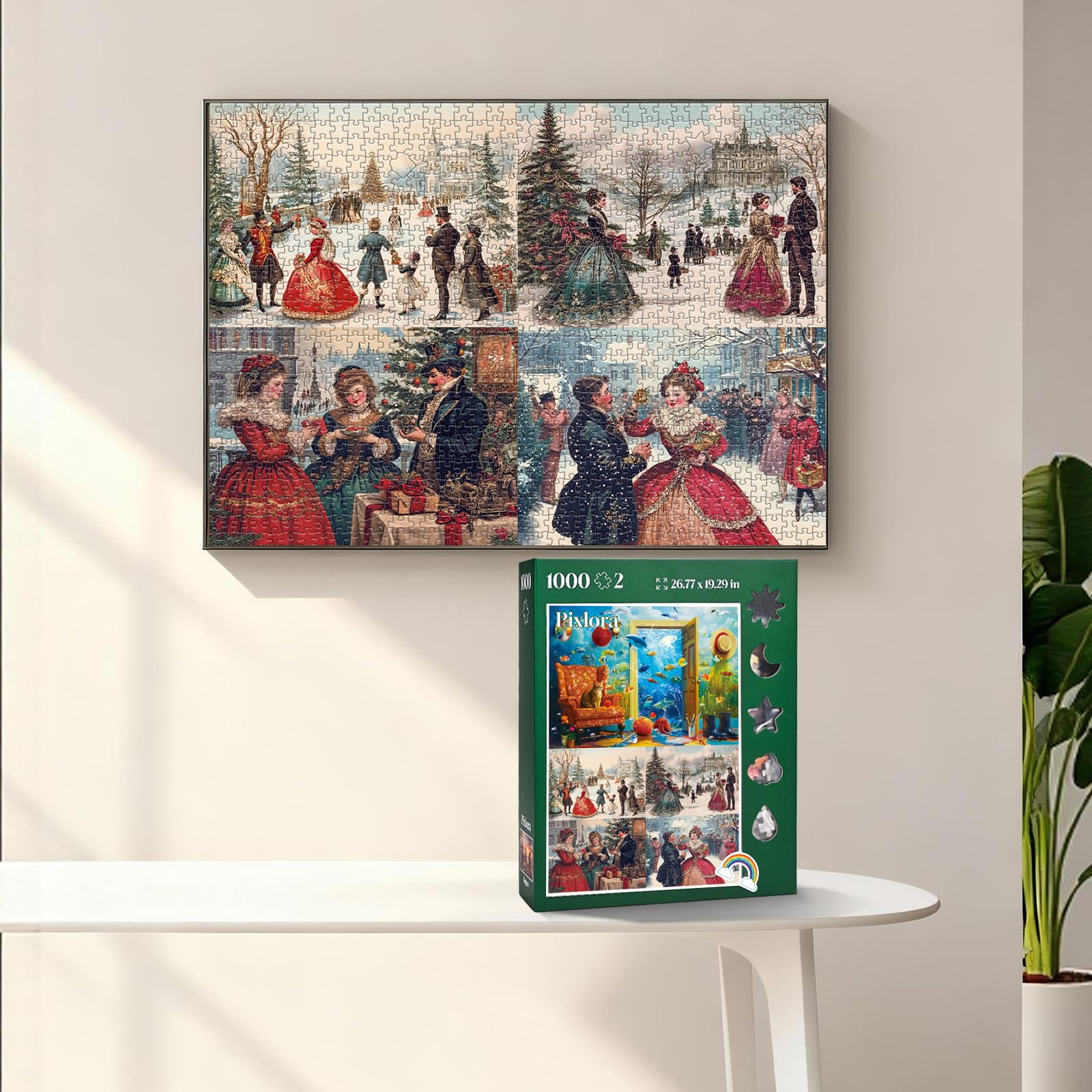 Pixlora two puzzles in pack image shows convenient duo for shared or solo nights.