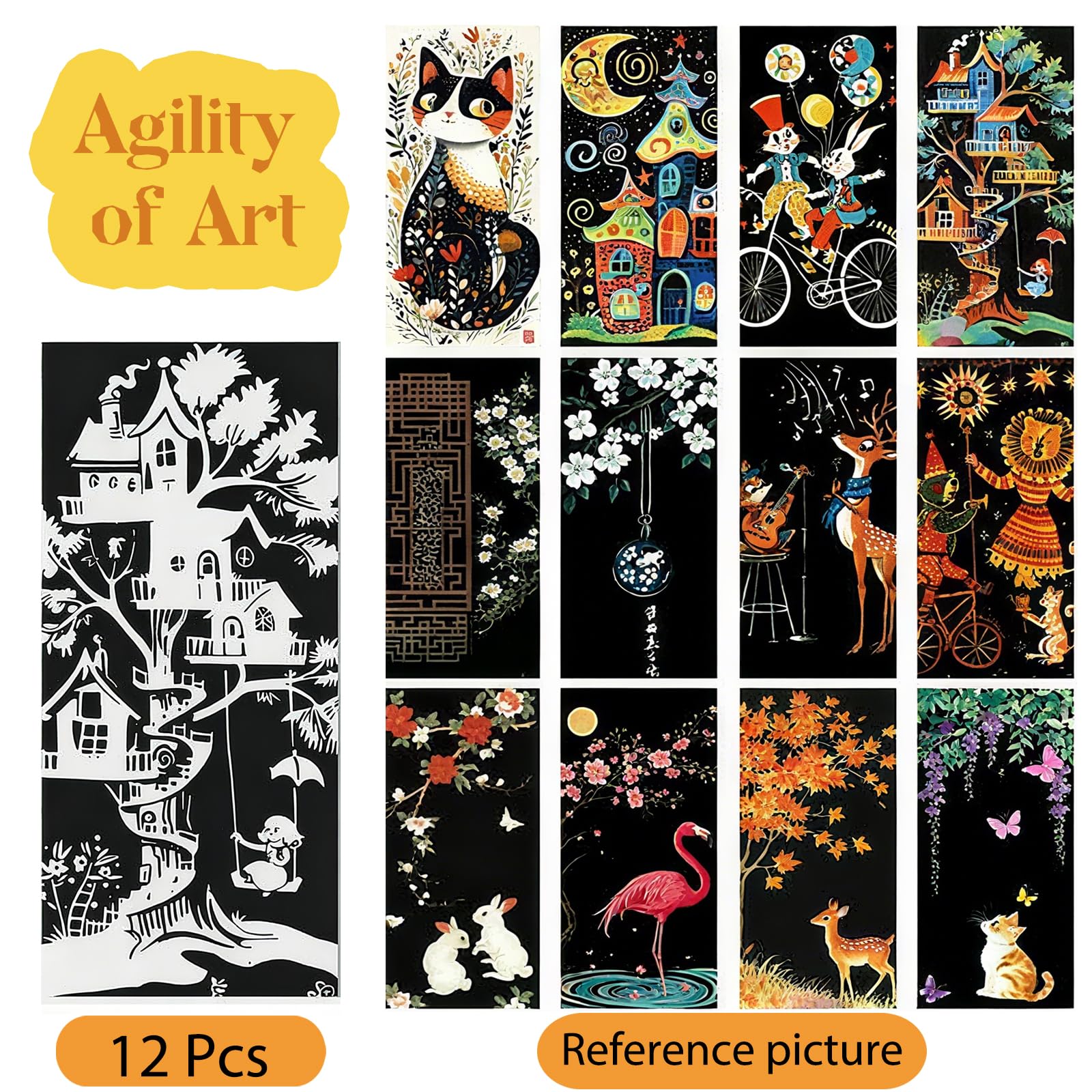 Pixnest scratch art promotes creativity and self-expression for teens and adults