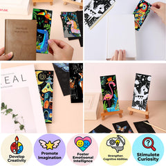 Pixnest scratch tools set provides precise detailing for designs.