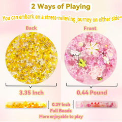 Pixnest Skin Picky Pads pink flower provide tactile focus for anxiety.