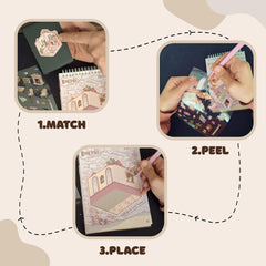PixPotion interior design sticker kit—endless miniature world ideas.