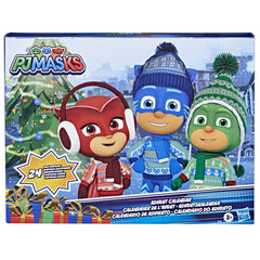PJ Masks Advent Calendar box folds into a holiday play mat.