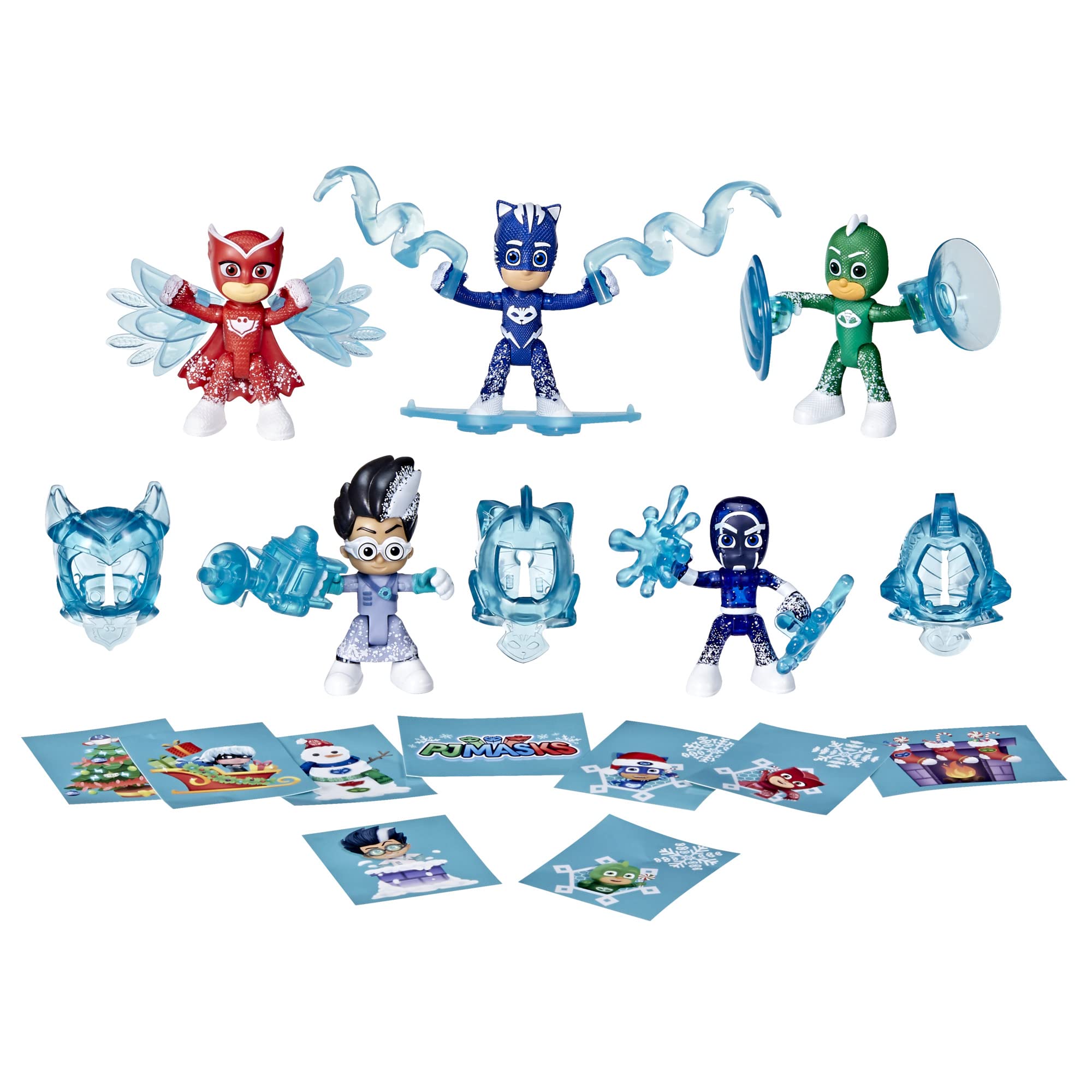 PJ Masks Advent Calendar play mat folds out for instant pretend adventures.