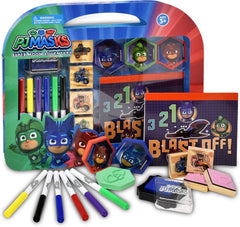 PJ Masks coloring stamper and activity set with sketch book for creative play