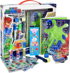 PJ Masks Drawing Diary front cover with vibrant artwork for kids' creativity