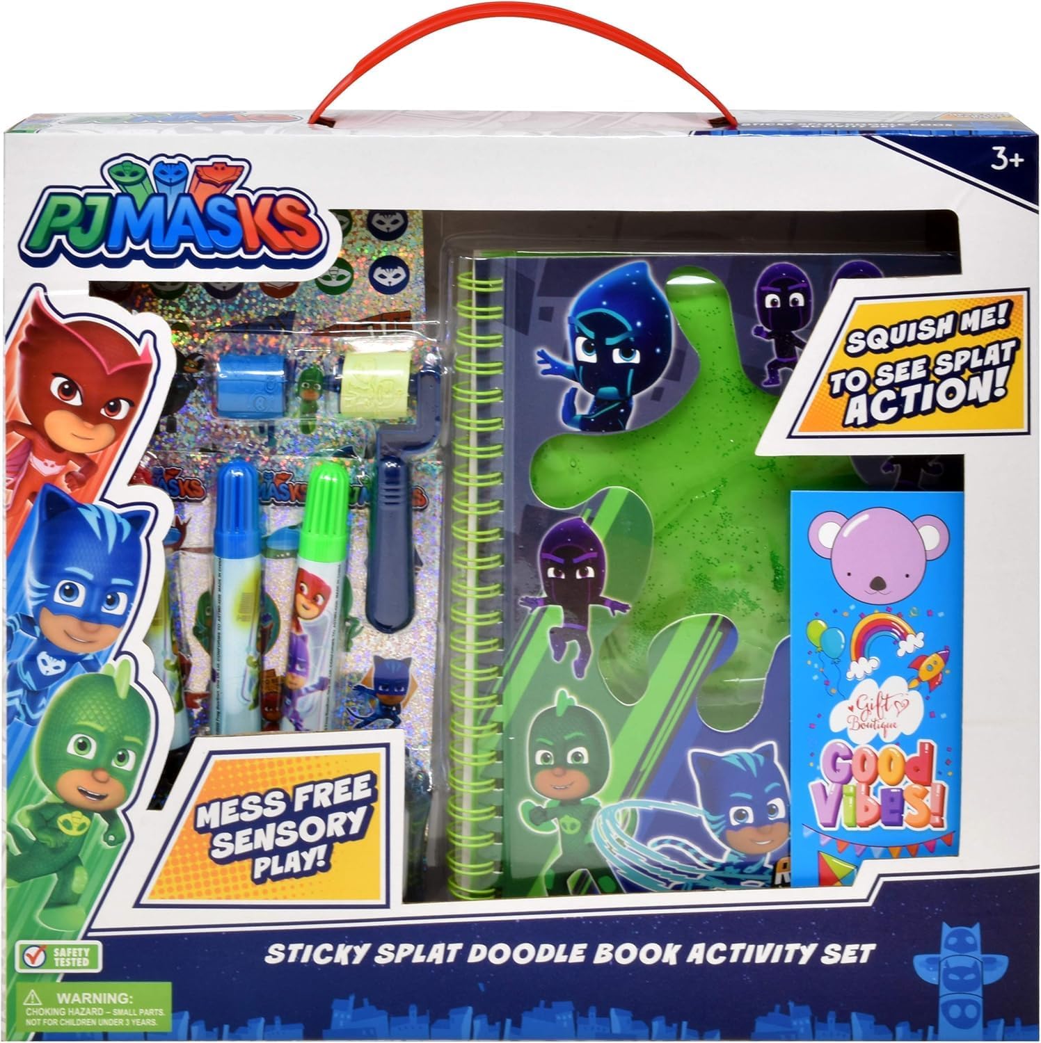 PJ Masks Drawing Diary bonus ink pad for stamping art