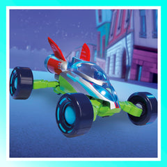 PJ Masks vibrant colors and decals spark imaginative play sessions.